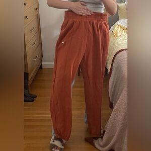 Rust Orange Jogger Pants